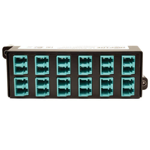 Tripp Lite 10GbE High Density Pass-Through Cassette - (x12) LC Duplex Connection 037332187260 N484-12LC