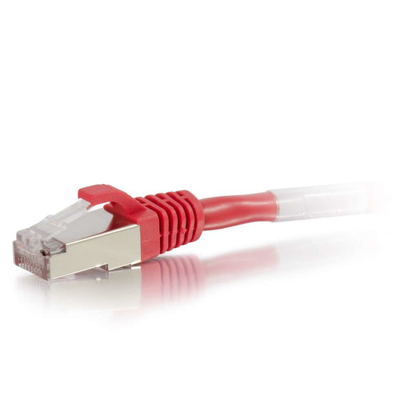 C2G 2ft Cat6 STP networking cable Red 0.6 m U/FTP (STP) 757120008439 00843