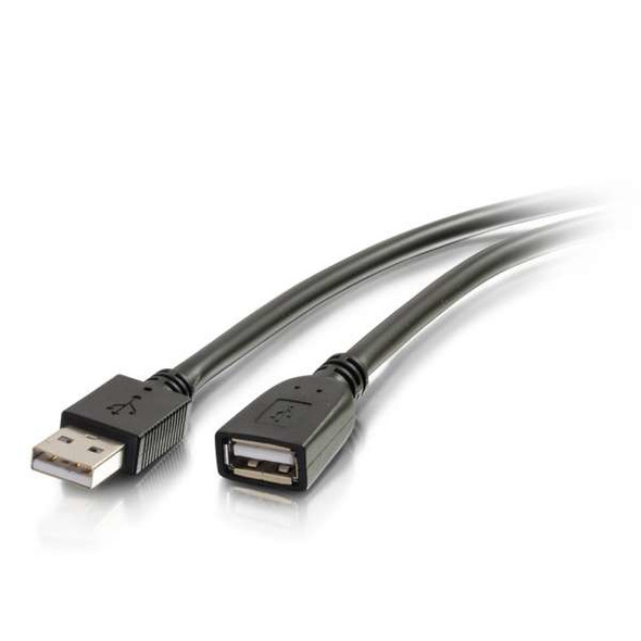 C2G 39010 USB cable 4.88 m USB 2.0 USB A Black 757120390107 39010