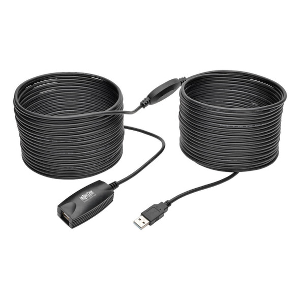 Tripp Lite 15M USB 2.0 Hi-Speed Active Extension Repeater Cable USB-A M/F 037332199768 U026-15M