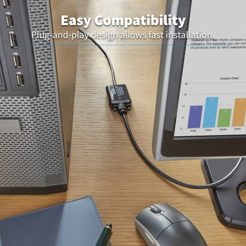 Tripp-Lite AC P134-06N-VGA-V2 DisplayPort1.2 to VGA Active Converter 1920x1200