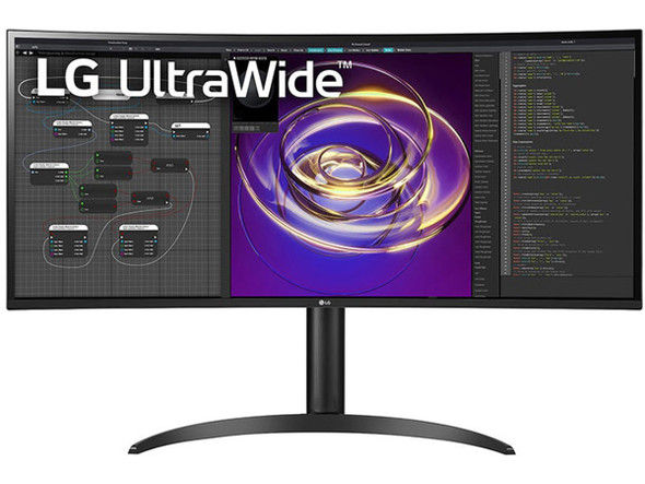 LG Electronics 34" Curved UW QHD MONITOR 34WP85C-B 195174014165