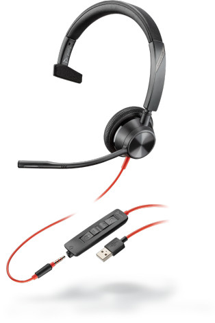 PLANTRONICS Blackwire 3315, BW3315-M USB-A 214014-01 017229167766