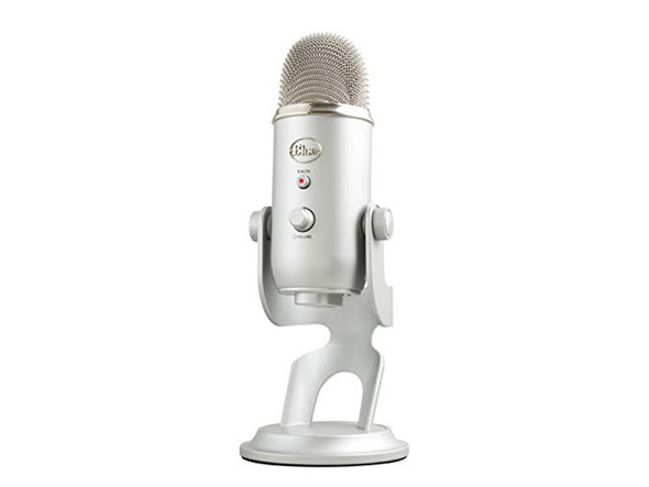 LOGITECH Logitech Blue Microphone Blue Yeti USB Mic-SILVER-USB-N/A-AMR-836213001950 988-000103 836213001950