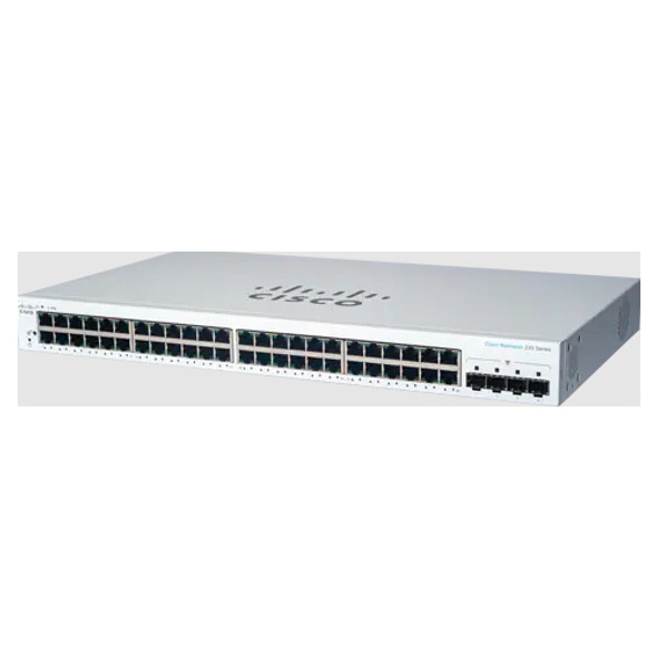 Cisco Systems CBS220 SMART 48-PORT GE, 4X1G SFP CBS220-48T-4G-NA 889728345248