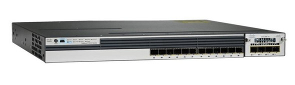 Cisco Systems CATALYST 3750X 12 PORT GE SFP IP BASE RE WS-C3750X-12S-S-RF