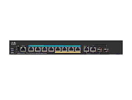 Cisco Systems Cisco SG350-8PMD 8-Port 2.5G PoE Stackable Managed Switch SG350X-8PMD-K9-NA 882658966903