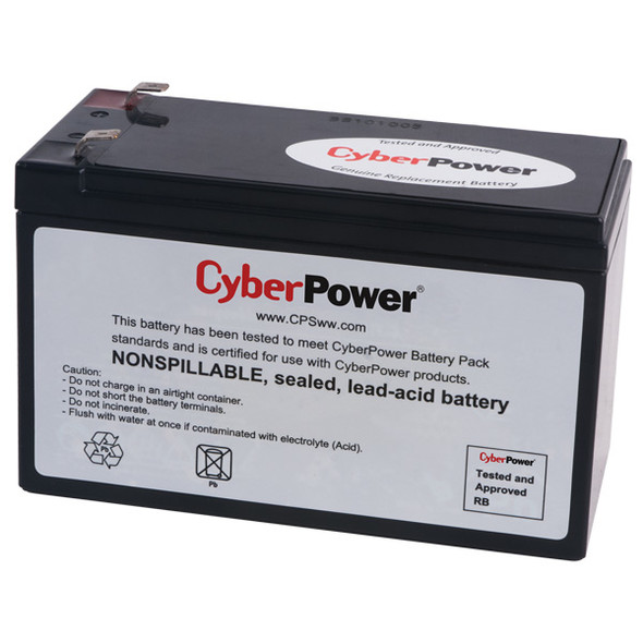 Cyberpower Systems Ups Repl Bat Cart 12V 9Ah 18M Wty Rb1290 649532609307