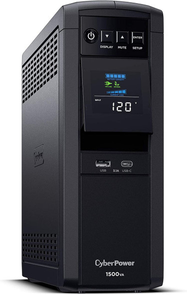 CYBERPOWER SYSTEMS UPS 1500VA/1000W CP1500PFCLCD 649532609642