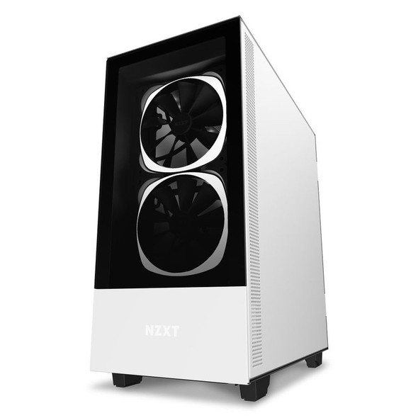 NZXT CS CA-H510E-W1 H510 Elite Mid-Tower TG USB 3.5 2.5 ATX Matte White RTL