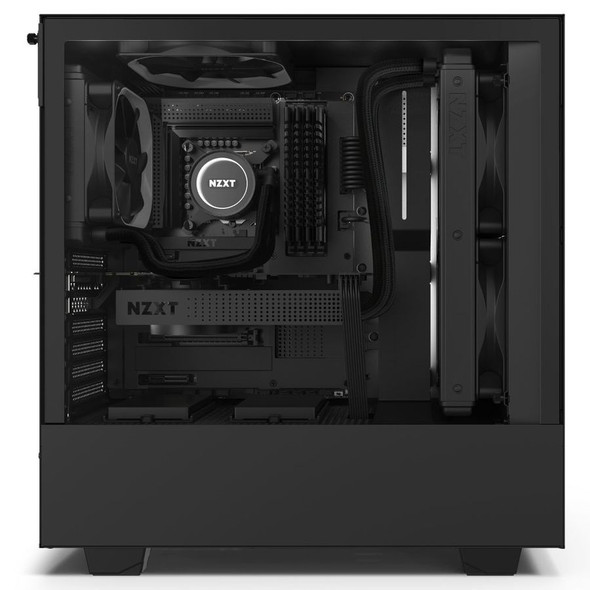 NZXT CS CA-H510i-B1 H510i Mid-Tower TG USB 3.5 2.5 mITX mATX ATX Matte BK