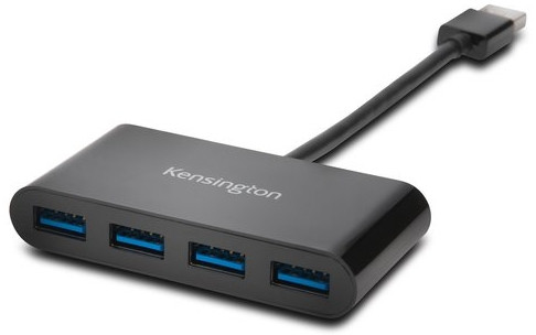 Kensington UH4000 USB 3.2 Gen 1 (3.1 Gen 1) Type-A 5000 Mbit/s Black 36593