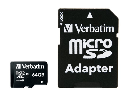 Verbatim Premium memory card 64 GB MicroSDXC Class 10 37205