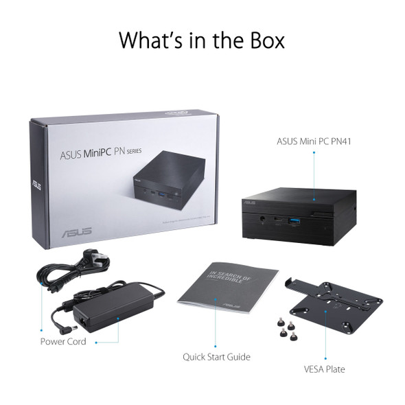 ASUS SY PN41-SYSF541PAFL Mini PC Celeron N5100 4G 128G Intel Gen11 W10P Retail