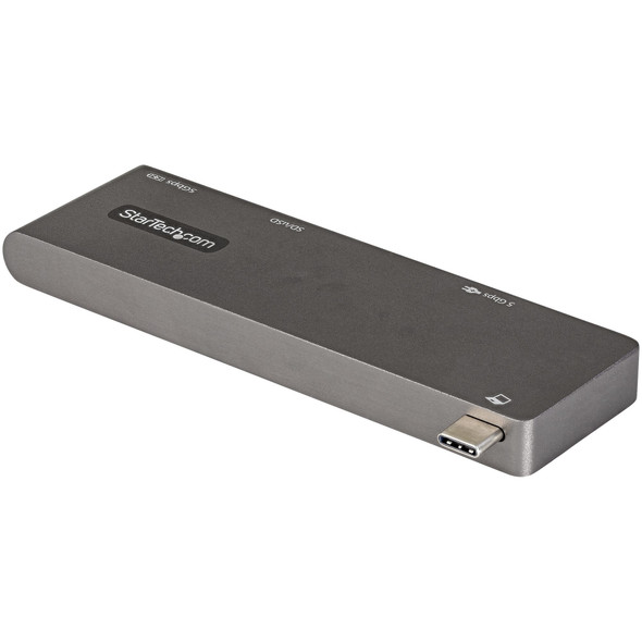 StarTech.com USB C Multiport Adapter for MacBook Pro/Air - USB Type-C to 4K HDMI, 100W Power Delivery Pass-through, SD/MicroSD Slot, 2-Port USB 3.0 Hub - Portable USB-C Mini Dock DKT30CMHSDPD 065030891776