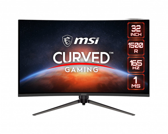 MSI Optix AG321CQR 31.5 inch WQHD 1ms 165Hz RGB AMD FreeSync 1500R Curved Gaming Monitor OPTIXAG321CQR 824142226926