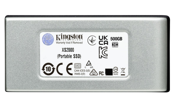 Kingston Digital XS2000 500G PORTABLE SSD SXS2000/500G 740617321357