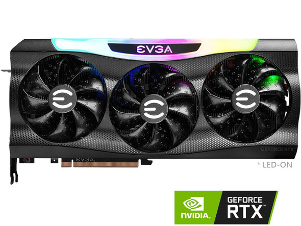 EVGA GeForce RTX 3070 Ti FTW3 Ultra Gaming 8GB GDDR6X iCX3 ARGB LED Metal Backplate 08G-P5-3797-KL