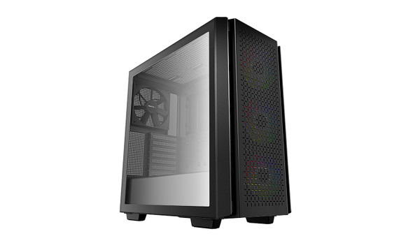 DeepCool Case R-CG560-BKAAE4-G-1 CG560 Mid-Tower ABS+SPCC+Tempered Glass Black Retail