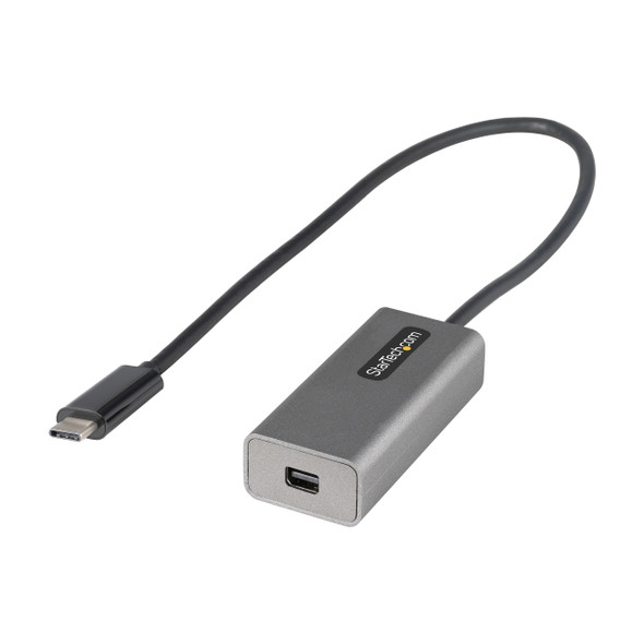 Startech.Com Usb C To Mini Displayport Adapter - 4K 60Hz Usb-C To Mdp Adapter Dongle - Usb Type-C To Mini Dp Monitor - Video Converter - Works W/ Thunderbolt 3 - 12" Long Attached Cable