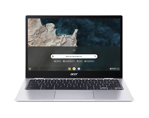 Acer Chromebook Enterprise Spin 513 R841T-S98A 468 33.8 cm (13.3") Touchscreen Full HD Qualcomm Kryo 8 GB LPDDR4x-SDRAM 64 GB Flash Wi-Fi 5 (802.11ac) Chrome OS Silver NX.AA5AA.003 195133107006
