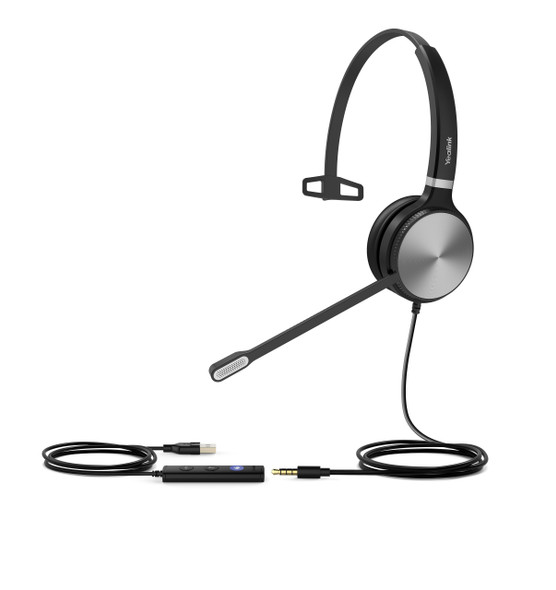 Yealink UH36 Mono (monaural) 3.5mm and USB headset, flexible boom microphone, noise canc UH36MONOTEAMS 6938818305601