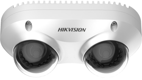 Hikvision Dual-directional PanoVu,10MP (2 x 5MP),30 FPS,4mm Lens,3 gimbals Adjustable Came DS-2CD6D52G0-IHS 4MM 842571130775