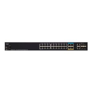 Cisco Small Business Sg350X-24Pd Managed L2/L3 Gigabit Ethernet (10/100/1000) Power Over Ethernet (Poe) 1U Black Sg350X-24Pd-K9-Na 882658966811