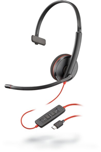 Plantronics Blackwire 3200 Corded UC Headset USB-A 209744-22 017229162723