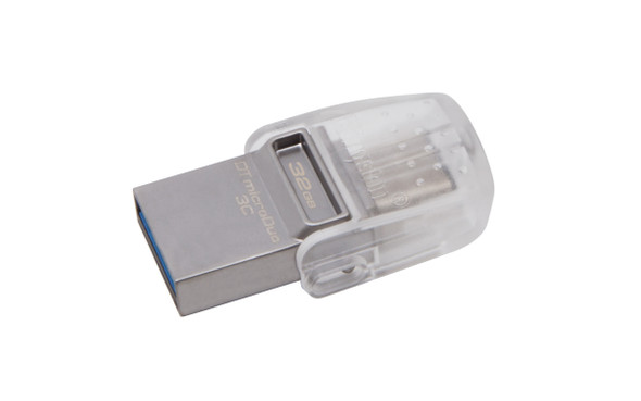 Kingston Technology 32GB DT MICRODUO 3C, USB 3.0/3.1 DTDUO3C/32GB 740617243024