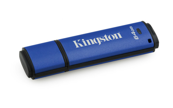 Kingston Technology 64GB DTVP30, 256bit AES Encrypted USB 3.0 DTVP30/64GB 740617223415