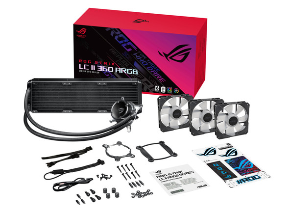 ASUS ROG STRIX LC II 360 ARGB computer liquid cooling ROG STRIX LC II 360 ARGB 195553145312