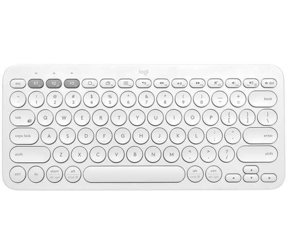 Logitech K380 for mac keyboard Bluetooth QWERTY US English White 920-009729 097855158987