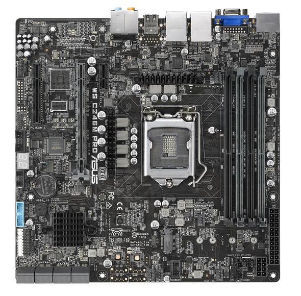ASUS WS C246M PRO Intel C246 LGA 1151 (Socket H4) micro ATX WS C246M PRO 889349981634