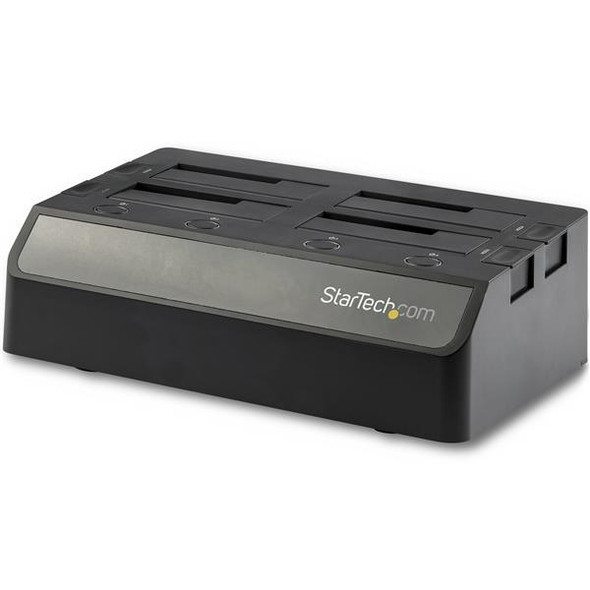 StarTech.com 4-Bay SATA HDD Docking Station - For 2.5”/3.5" SSDs/HDDs - USB 3.1 (10Gbps) SDOCK4U313 065030870672