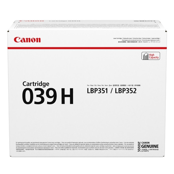 Canon 039H toner cartridge 1 pc(s) Original Black 0288C001 013803253436