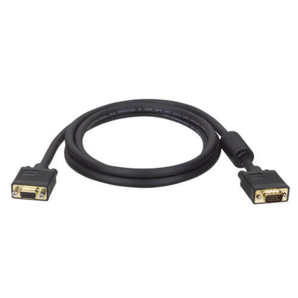 Tripp Lite P500-006 VGA High-Resolution RGB Coaxial Cable (HD15 M/F)), 6 ft. (1.83 m) P500-006 037332012296