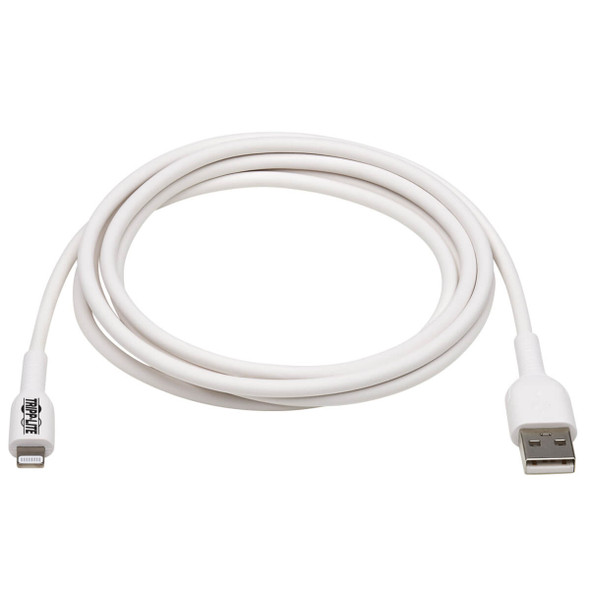 Tripp Lite SAFE-IT USB-A TO LIGHTNING CABLE M/M 2M M100AB-02M-WH 037332261069