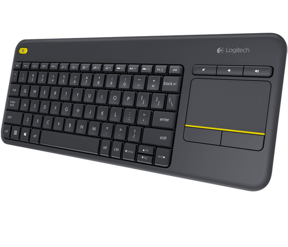 Logitech K400 Plus keyboard RF Wireless QWERTY Black 920-007119 097855115300