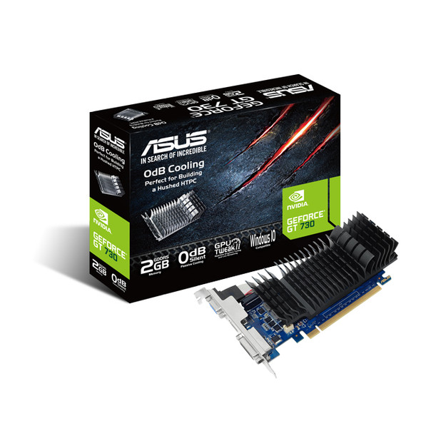 ASUS GT730-SL-2GD5-BRK NVIDIA GeForce GT 730 2 GB GDDR5 90YV06N2-M0NA00 195553250122