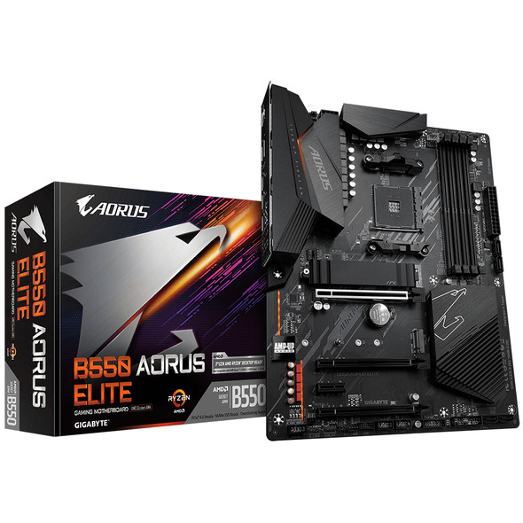Gigabyte B550 Aorus Elite Amd B550 Socket Am4 Atx B550 Aorus Elite 889523023006