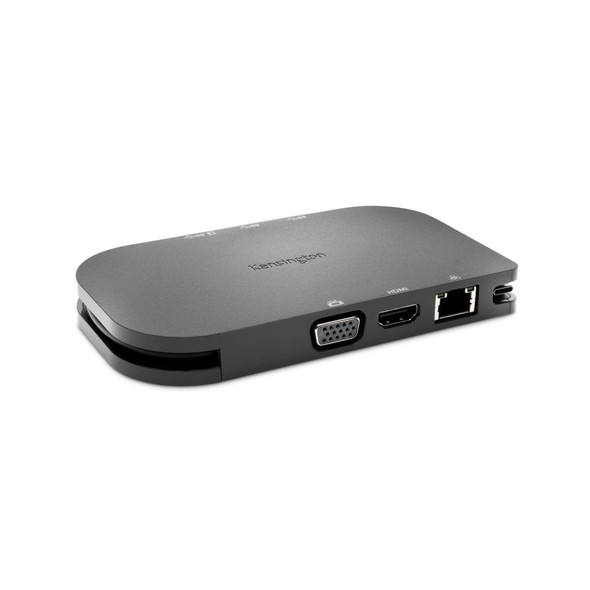 Kensington SD1610P USB-C Mini Mobile 4K Dock w/ Pass-Through Charging for Microsoft Surface Devices K38365WW 085896383659