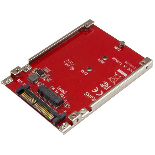 StarTech.com M.2 Drive to U.2 (SFF-8639) Host Adapter for M.2 PCIe NVMe SSDs U2M2E125 065030872461