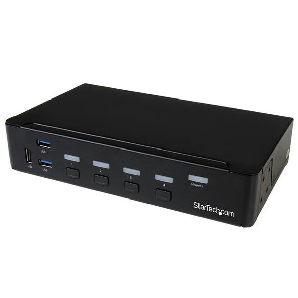 StarTech.com 4-Port DisplayPort KVM Switch - USB 3.0 - 4K 30Hz SV431DPU3A2 065030863728