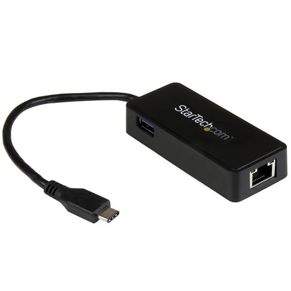 StarTech.com USB-C to Gigabit Network Adapter with Extra USB 3.0 Port US1GC301AU 065030862806