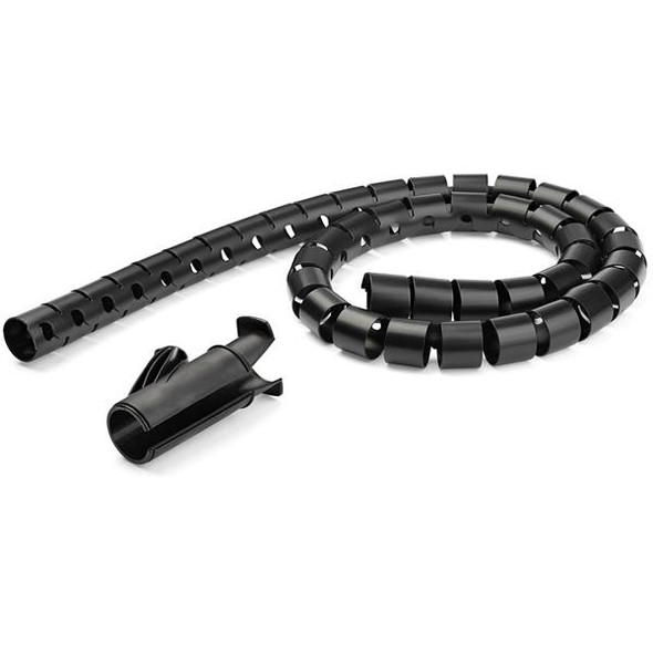 StarTech.com 2.5 m (8.2 ft.) Cable-Management Sleeve - Spiral - 45 mm (1.8 in.) Diameter CMSCOILED4 065030887090