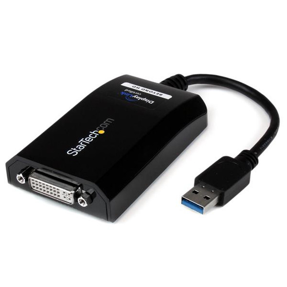 StarTech.com USB 3.0 to DVI / VGA Adapter – 2048x1152 USB32DVIPRO 065030846110