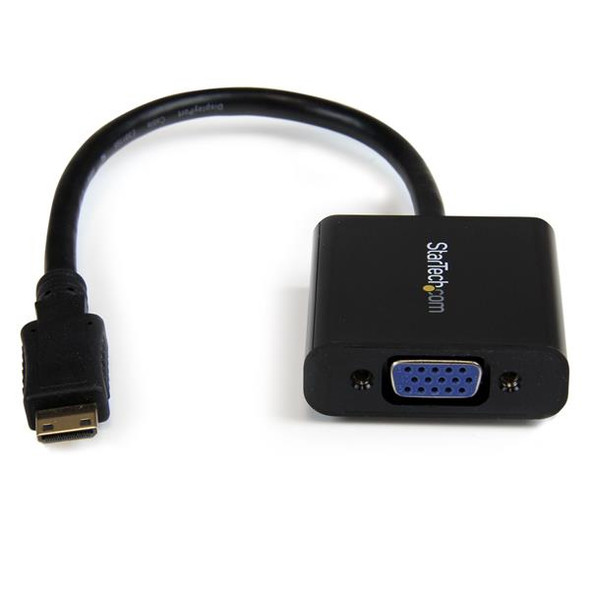 StarTech.com Mini HDMI to VGA Adapter Converter for Digital Still Camera / Video Camera - 1920x1080 MNHD2VGAE2 065030850988