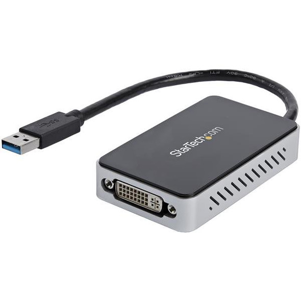 StarTech.com USB 3.0 to DVI Adapter with 1-Port USB Hub – 1920x1200 USB32DVIEH 065030849760