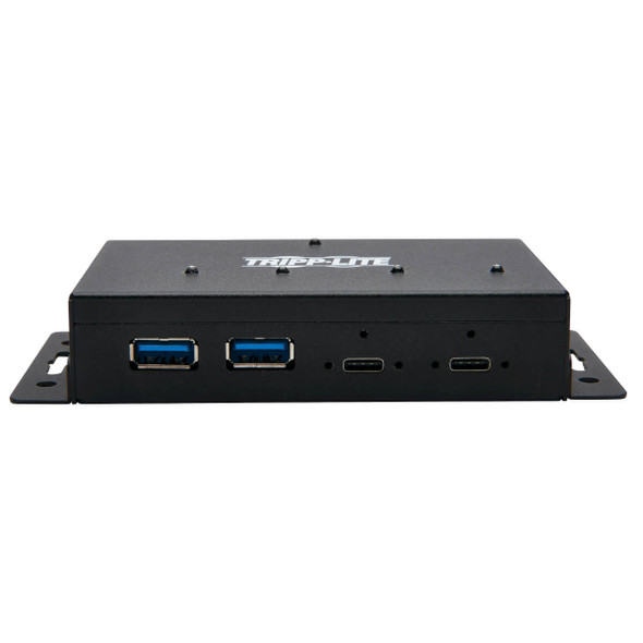 Tripp Lite U460-2A2C-IND Industrial-Grade 4-Port USB Hub - USB 3.1 Gen 2, 10 Gbps, 2 USB-A & 2 USB-C Ports, 15 kV ESD Immunity U460-2A2C-IND 037332236319